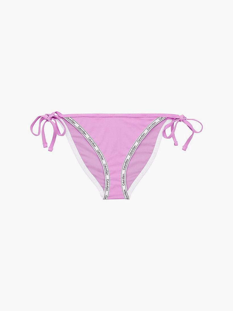 Kadın Yandan Bağcıklı Bikini Altı - Logo Tape