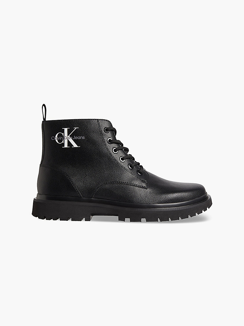 calvin klein jeans lug mid lace up boot