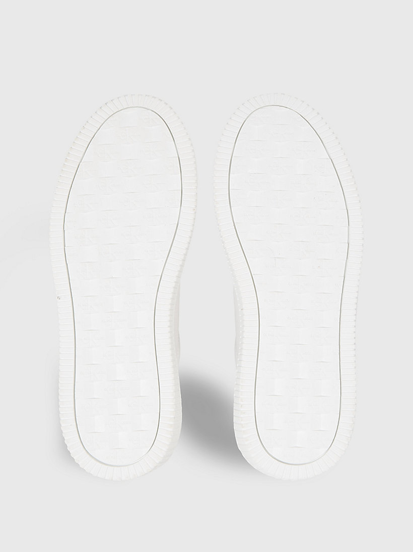 Kadın Chunky Cupsole Lace Up Sneaker Beyaz YW0YW0120201W | Calvin Klein