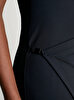 Kadın Stretch Jersey Asimetrik Elbise