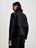 Kadın Tech Nylon Cropped Ceket