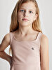 Kız Çocuk Back Logo Tape Elbise