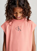 Kız Çocuk Iridescent Ck Logo T-Shirt