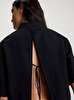 Kadın Back Detail Seersuck Gömlek