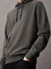 Erkek Washed Monologo Hoodie Sweatshirt