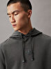 Erkek Washed Monologo Hoodie Sweatshirt