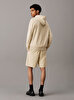 Erkek Textured Cotton Şort