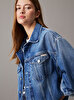 Kadın Boxy Denim Ceket