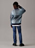 Erkek Çocuk Dark Blue Visual Slim Jean Pantolon