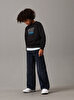 Erkek Çocuk Gradient Flock Logo Sweatshirt