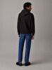 Erkek Split Line Logo Hoodie