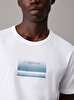 Erkek Gradient Logo T-shirt