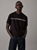 Erkek Split Line Logo T-shirt