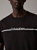 Erkek Split Line Logo T-shirt
