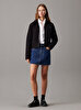 Kadın Zip Through Cotton Ceket