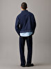 Erkek Relaxed Zip Denim Ceket