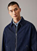 Erkek Relaxed Zip Denim Ceket