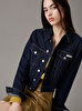 Kadın Cropped 90's Denim Ceket