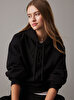 Kadın Raised Embroidery Sweatshirt
