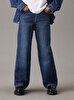 Kız Çocuk Wide Leg Jean Pantolon