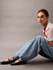 Kadın The Wide Leg Light Jean Pantolon