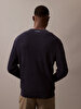 Erkek Ls Texture Cotton Kazak