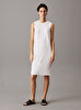 Kadın Travel Twill C Neck Elbise