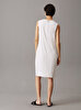 Kadın Travel Twill C Neck Elbise