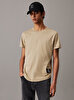 Erkek Badge Turn Up Sleeve T-shirt