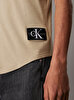 Erkek Badge Turn Up Sleeve T-shirt