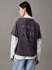 Kadın Script Institutional Back T-shirt