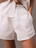 Kadın Logo Poplin Şort