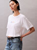 Kadın Cotton Boxy Crop Sweatshirt