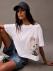 Kadın Fashion Fit Flora T-shirt