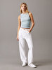 Kadın Monologo Rib Tank Top