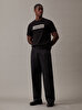 Erkek Textured Embroidery T-shirt