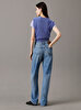 Kadın High Rise Straight Jean Pantolon