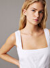 Kadın Soft Linen A-Line Elbise