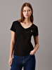 Kadın CK Embroidery Stretch T-shirt