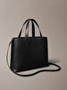 Kadın Sculpted Mini Tote Çanta
