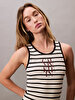 Kadın Cotton Rib Stripe Elbise
