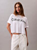 Kadın Boxy Logo Graphic T-shirt