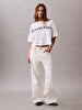 Kadın Boxy Logo Graphic T-shirt