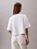 Kadın Boxy Logo Graphic T-shirt