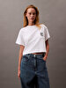 Kadın Boxy CK Crest T-shirt