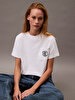 Kadın Boxy CK Crest T-shirt