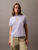 Kadın Flocked Logo T-shirt