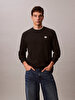 Erkek Waffle Badge Crew T-shirt