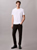 Erkek Slim Taper Black Oil Jean Pantolon
