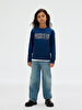 Erkek Çocuk Terry Seasonal Logo Sweatshirt